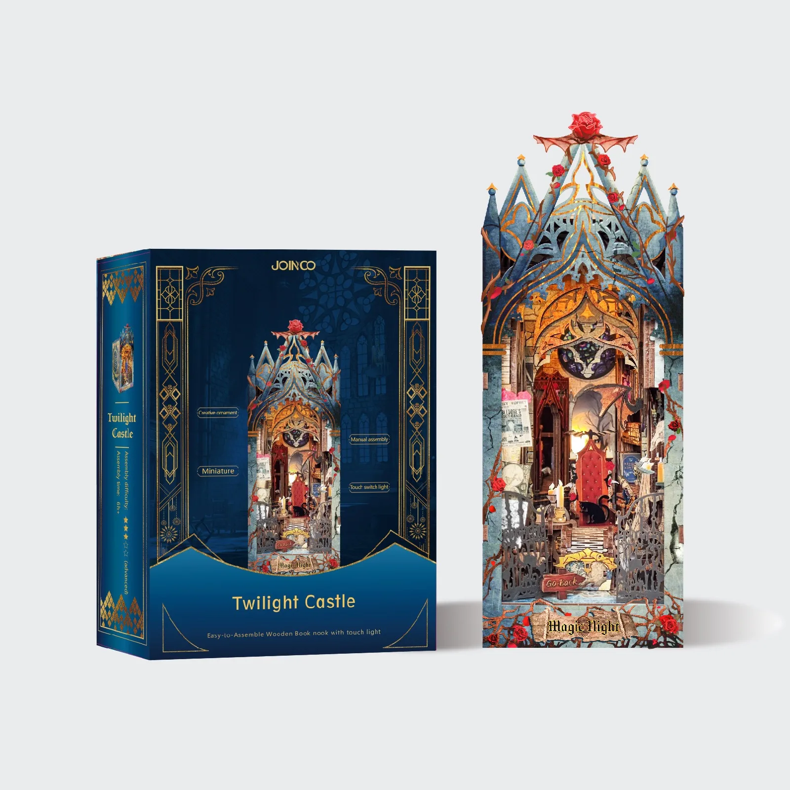Enchanted Twilight Castle: Build Your Own 3D Wooden Bookend & Architectural Model. Perfect Gift for Book Lovers!
Enchanted Twilight Castle: Build Your Own 3D Wooden Bookend & Architectural Model. Perfect Gift for Book Lovers!