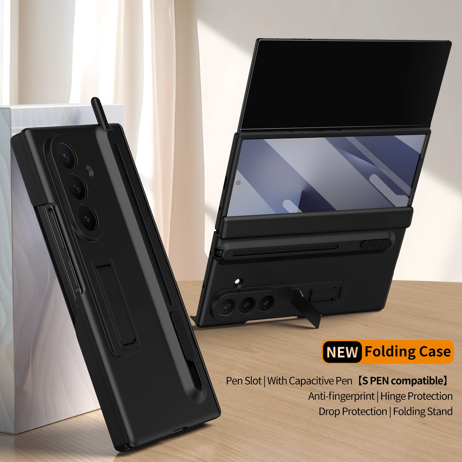 Подходит для Samsung Galaxy Z TriFold, материал ПК с пленкой из закаленного стекла, подставкой, стилусом, складным чехлом для телефона.
Подходит для Samsung Galaxy Z TriFold, материал ПК с пленкой из закаленного стекла, подставкой, стилусом, складным чехлом для телефона.