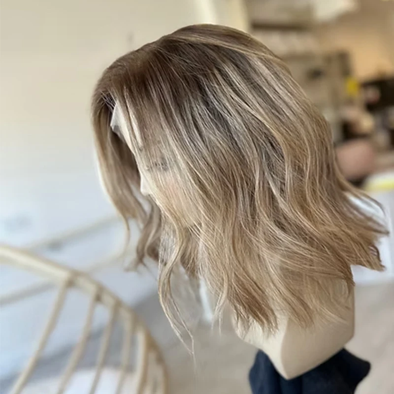 14Inch Natural Wave Synthetic Lace Front Wig for Women Light Blonde Highlights Easy Wear Daily Cosplay Wig Heat Friendly Fibre
14Inch Natural Wave Synthetic Lace Front Wig for Women Light Blonde Highlights Easy Wear Daily Cosplay Wig Heat Friendly Fibre