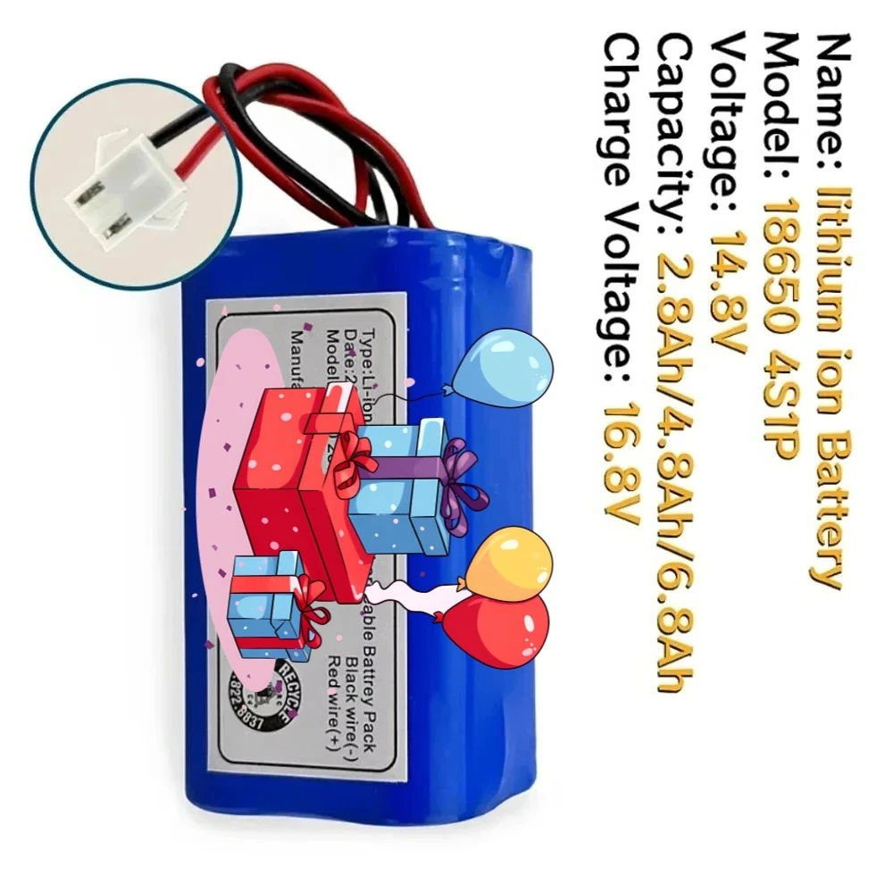 14.4V 2800mAh Lithium Battery ILife INR18650 M26-4S1P Full Capacity for ILIFE A4 A4s V7 A6 V7s Plus
14.4V 2800mAh Lithium Battery ILife INR18650 M26-4S1P Full Capacity for ILIFE A4 A4s V7 A6 V7s Plus