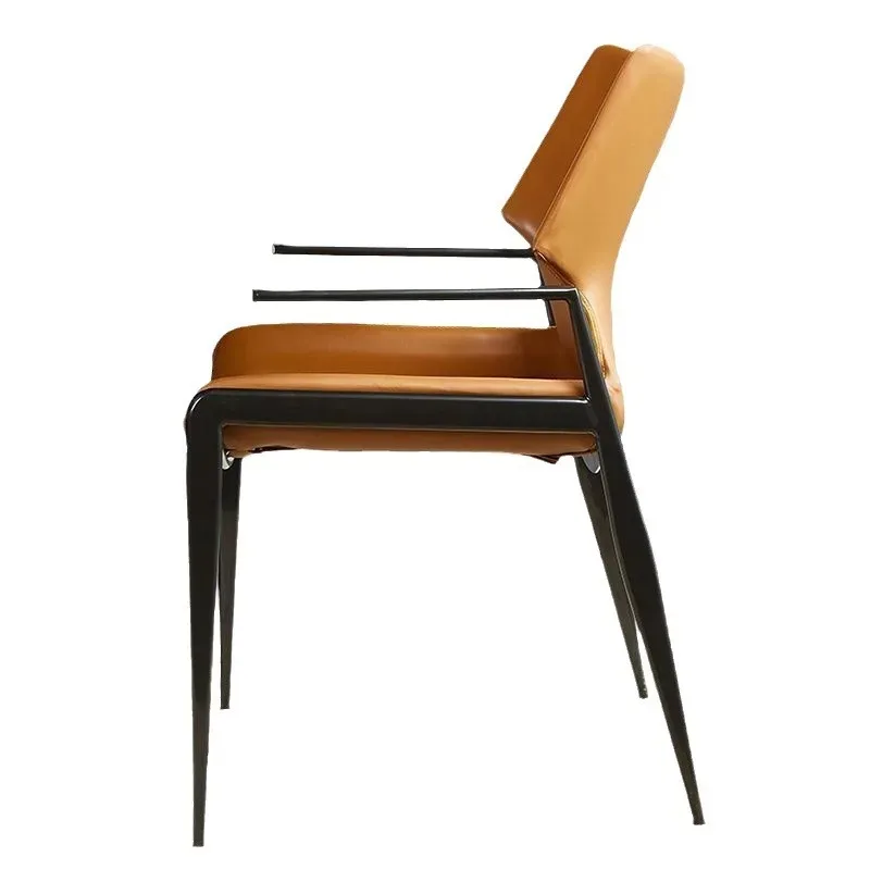 Italian dining chair household light luxury saddle leather back chair light luxury hotel sales office negotiation chair modern
Italian dining chair household light luxury saddle leather back chair light luxury hotel sales office negotiation chair modern