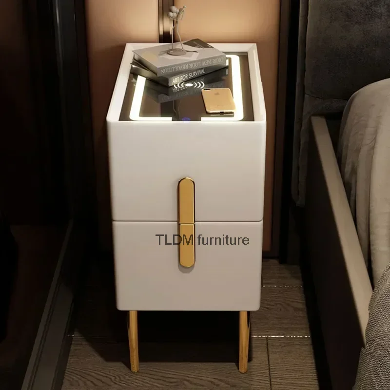 Intelligent bedside table with wireless charging Bluetooth speaker and multifunctional side cabinet
Intelligent bedside table with wireless charging Bluetooth speaker and multifunctional side cabinet