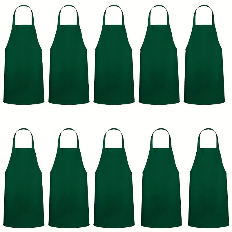 Of 10 Unisex BBQ Aprons in Festive Red And Green, Ideal for Both for Home Cooking And Restaurant Settings, Designed Without Pockets
Of 10 Unisex BBQ Aprons in Festive Red And Green, Ideal for Both for Home Cooking And Restaurant Settings, Designed Without Pockets