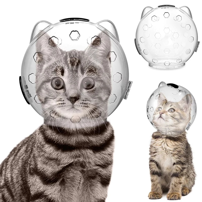 Portable Cat Head Cover Head Protection Space Ball Transparent Bite Proof Scratch Proof Breathable Sturdy Safe Pet Cat Supplies
Portable Cat Head Cover Head Protection Space Ball Transparent Bite Proof Scratch Proof Breathable Sturdy Safe Pet Cat Supplies
