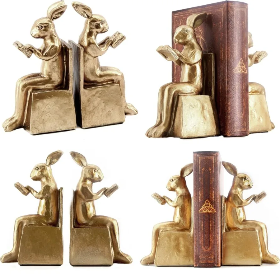 22883 Rabbit Bookends Studious Reading Bunny 7 Inch
22883 Rabbit Bookends Studious Reading Bunny 7 Inch