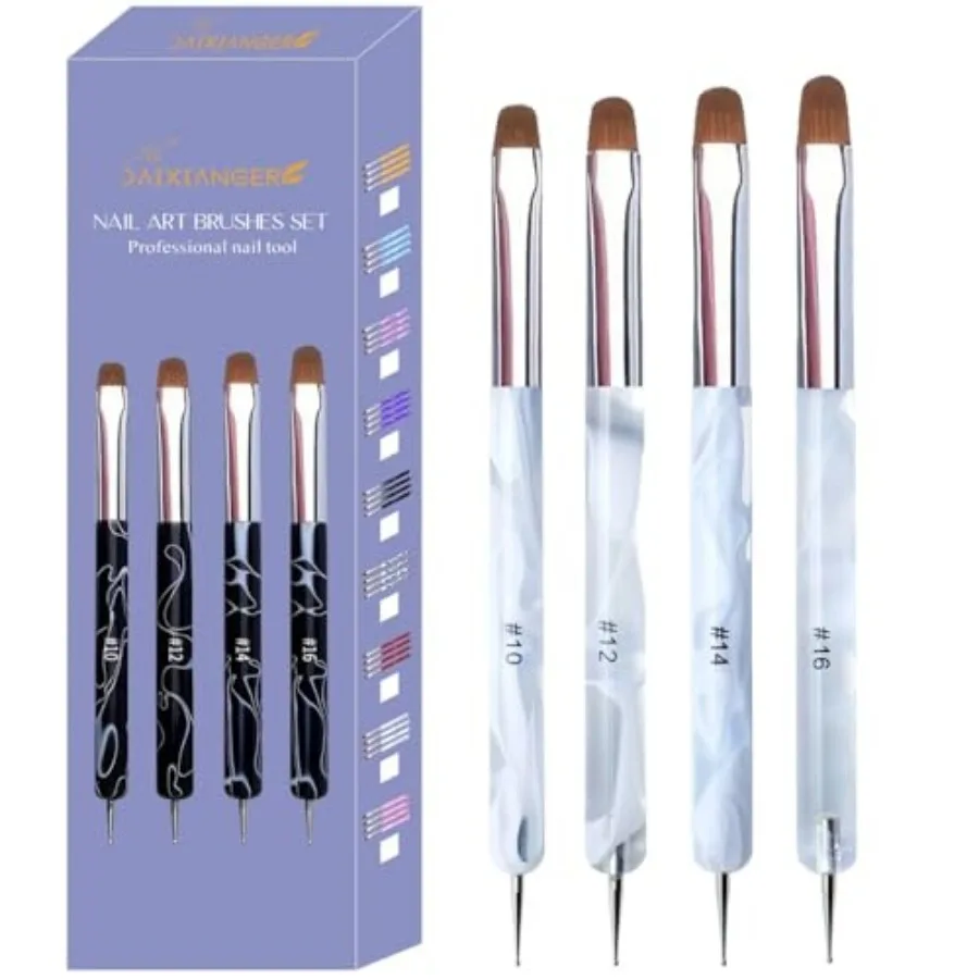 4Pcs Frenc T , Double-Ended Frenc es Nails wit Dotting Tool, Clean Up l Nail Polis, Size 0/2/4/6, Acrylic Nail Art es, Manic
4Pcs Frenc T , Double-Ended Frenc es Nails wit Dotting Tool, Clean Up l Nail Polis, Size 0/2/4/6, Acrylic Nail Art es, Manic