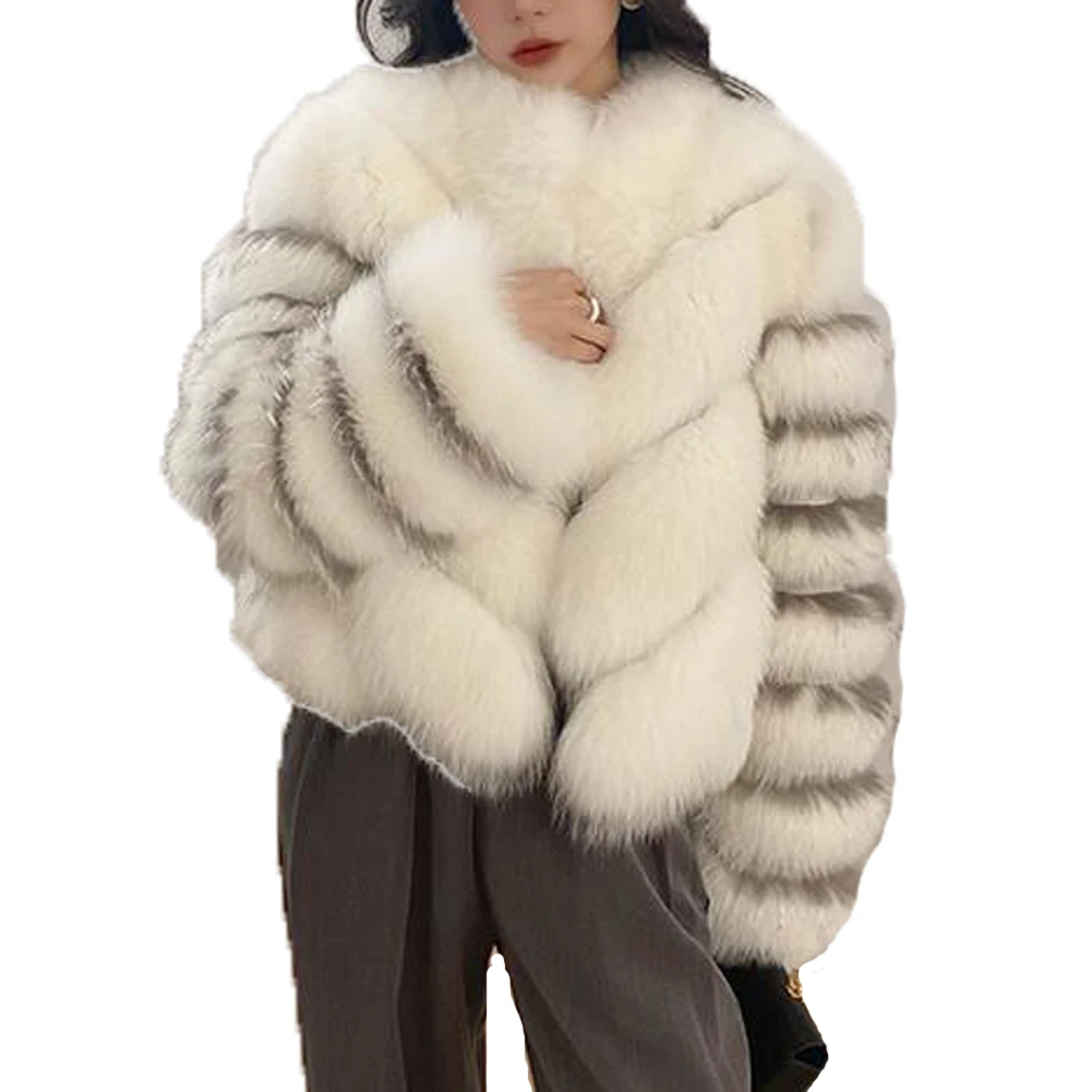 Denny&Dora Women's Fox Fur Coat Imported Finnish Fox Fur Jacket Casual Fox Fur Coat Warmest Winter Coats
Denny&Dora Women's Fox Fur Coat Imported Finnish Fox Fur Jacket Casual Fox Fur Coat Warmest Winter Coats