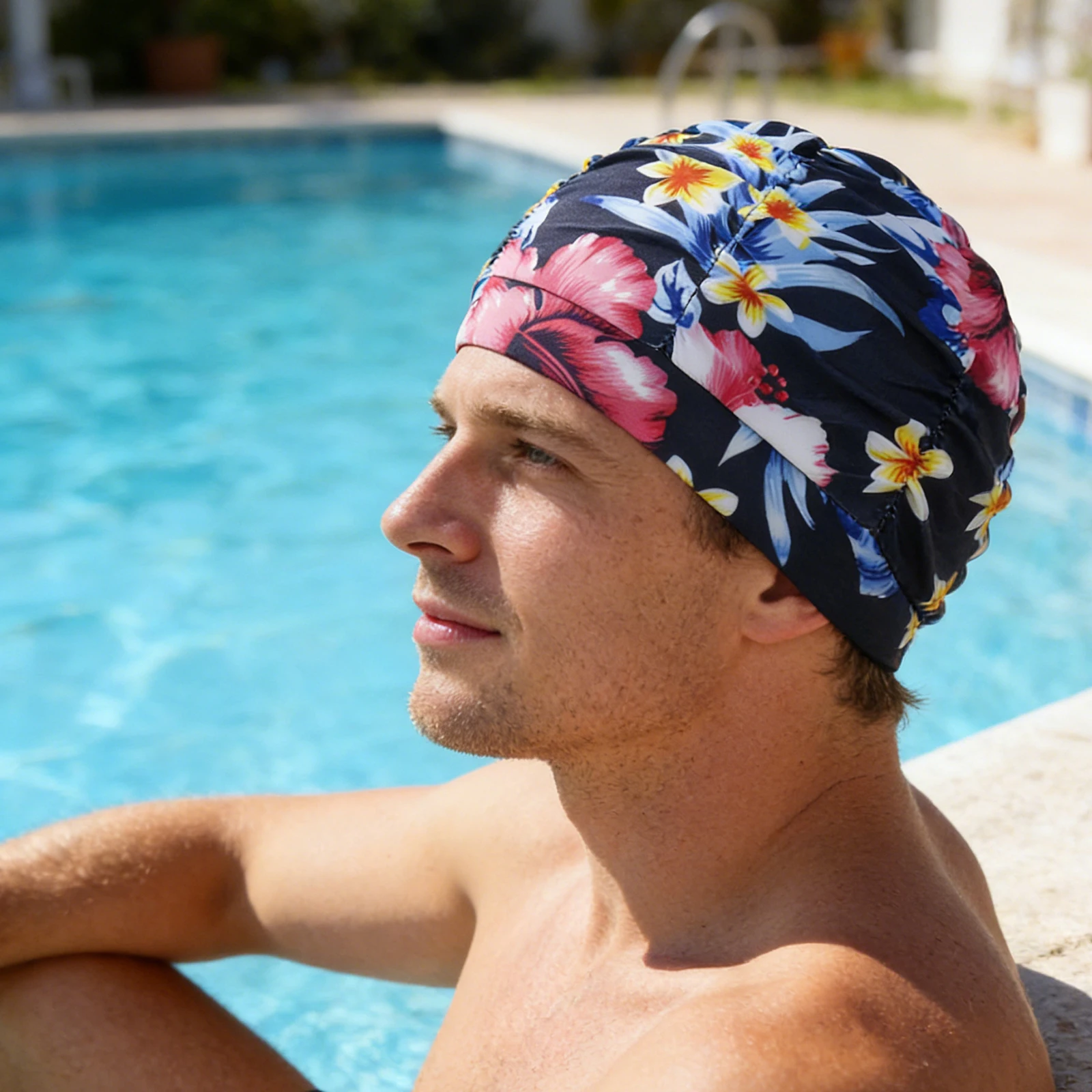 Printed Fabric Swim Cap Breathable Ear Protection Bathing Caps Lightweight Elastic Flexible Swim Caps Diving Swimming Equipment
Printed Fabric Swim Cap Breathable Ear Protection Bathing Caps Lightweight Elastic Flexible Swim Caps Diving Swimming Equipment