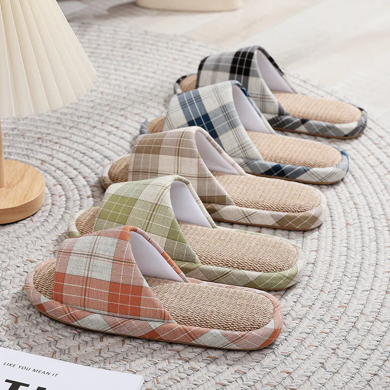 Linen slippers couple home indoor wooden floor non-slip platform cotton hemp men four seasons
Linen slippers couple home indoor wooden floor non-slip platform cotton hemp men four seasons