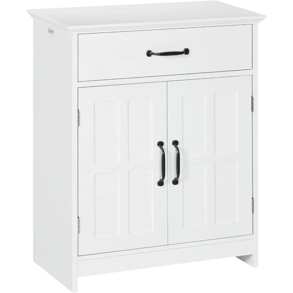 Freestanding Bathroom Cabinet, Farmhouse Small Storage Cabinet with Storage Drawer, 2 Doors, Narrow Floor Cabinet with Adjustab
Freestanding Bathroom Cabinet, Farmhouse Small Storage Cabinet with Storage Drawer, 2 Doors, Narrow Floor Cabinet with Adjustab