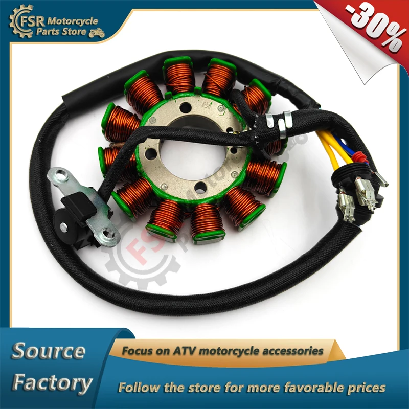 Катушка статора магнето в сборе, подходит для 200cc ATV Loncin Lx200-M Kayo Au200 Bashan200-7 Whs200, детали Quad
Катушка статора магнето в сборе, подходит для 200cc ATV Loncin Lx200-M Kayo Au200 Bashan200-7 Whs200, детали Quad