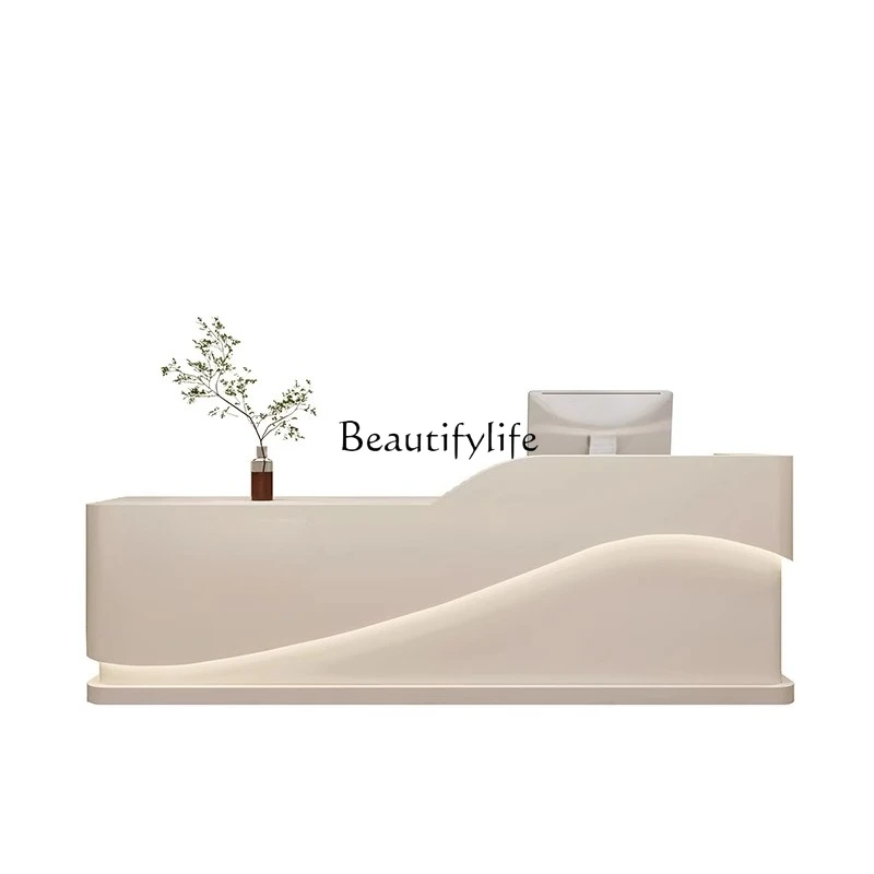 Modern beauty salon checkout page Clothing shop Barber shop Light luxury cabinet Medical beauty dance studio Reception desk
Modern beauty salon checkout page Clothing shop Barber shop Light luxury cabinet Medical beauty dance studio Reception desk