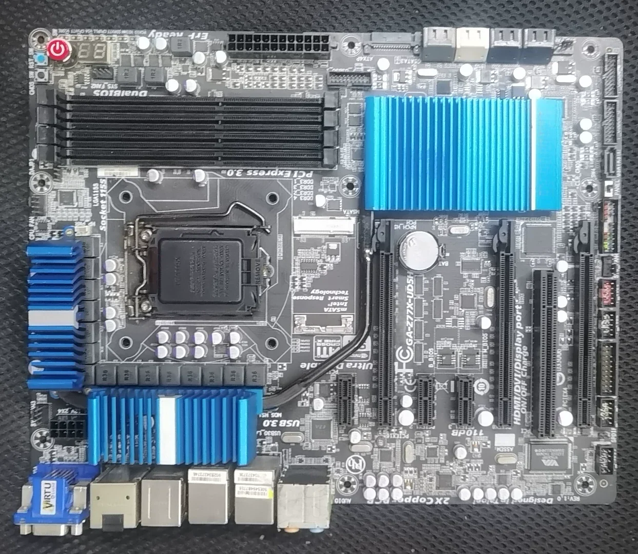 For Gigabyte GA-Z77X-UD5H Desktop Motherboard Z77 GA Z77X UD5H LGA1155 DDR3 Mainboard 100% Tested OK
For Gigabyte GA-Z77X-UD5H Desktop Motherboard Z77 GA Z77X UD5H LGA1155 DDR3 Mainboard 100% Tested OK