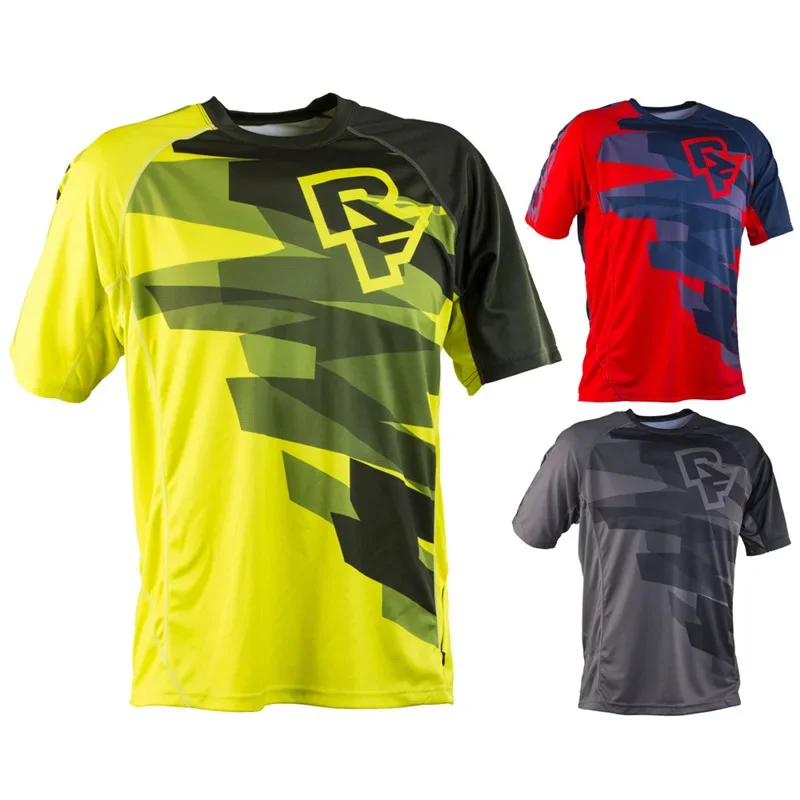 Men's off-road racing clothes short sleeve T-shirt speed dry top all match handsome MOTO F1 Training suit
Men's off-road racing clothes short sleeve T-shirt speed dry top all match handsome MOTO F1 Training suit