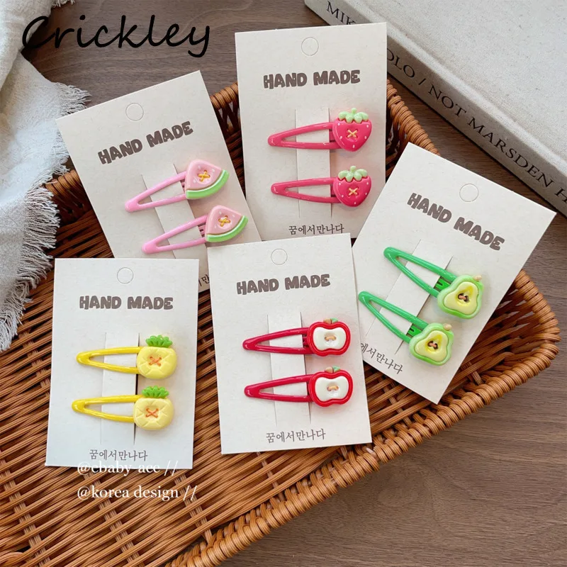 Color Fruit Children BB Hairpin Cute Apple Strawberry Girls Hair Clip Bangs Edge Kids Headwear Accessories
Color Fruit Children BB Hairpin Cute Apple Strawberry Girls Hair Clip Bangs Edge Kids Headwear Accessories
