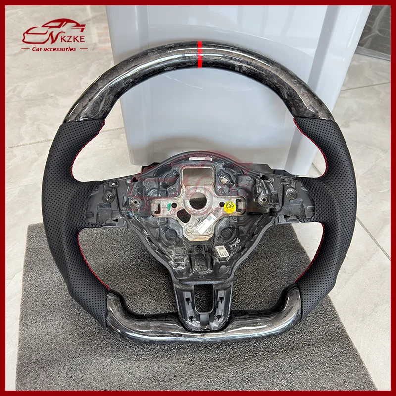 Подходит для моделей Golf 6 MK6 GTI, дополнительная версия лопастных переключателей, автомобильных деталей, кованого руля из углеродного волокна, полу 
Подходит для моделей Golf 6 MK6 GTI, дополнительная версия лопастных переключателей, автомобильных деталей, кованого руля из углеродного волокна, полу