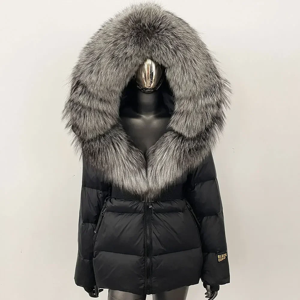 Puffer Jacket Hooded Detachable Down Coat Women Winter Real Natural Fox Fur Collar Thick Warm Outerwear Real Fur Coat Fashion
Puffer Jacket Hooded Detachable Down Coat Women Winter Real Natural Fox Fur Collar Thick Warm Outerwear Real Fur Coat Fashion