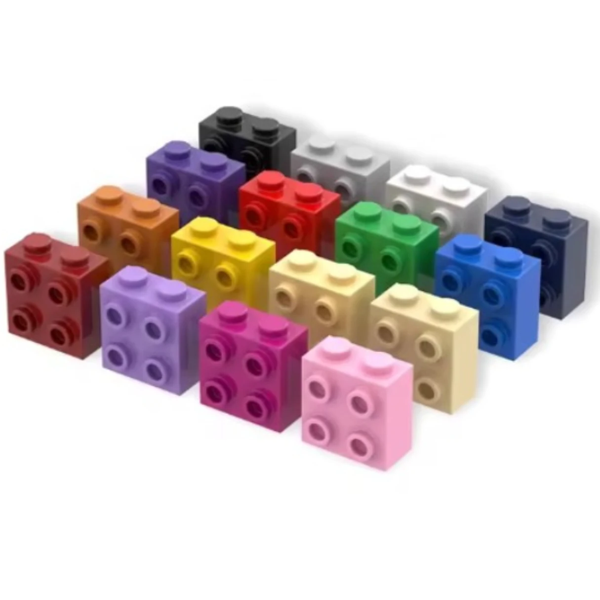 10pcs Compatible Assemble Particles 22885 Brick Modified 1x2x1.66 with Studs on 1 Side compatible with 22885 Assembles Particles
10pcs Compatible Assemble Particles 22885 Brick Modified 1x2x1.66 with Studs on 1 Side compatible with 22885 Assembles Particles