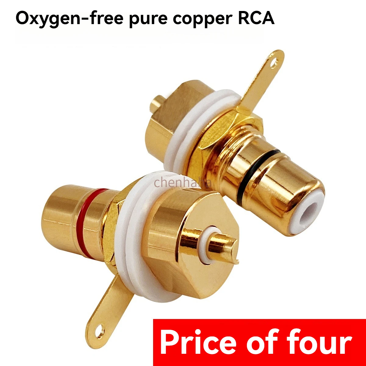 4Pcs Pure Copper Gold-Plated Rca Lotus Female Rca Socket Hifi Fever Speaker Amplifier Audio Terminal
4Pcs Pure Copper Gold-Plated Rca Lotus Female Rca Socket Hifi Fever Speaker Amplifier Audio Terminal