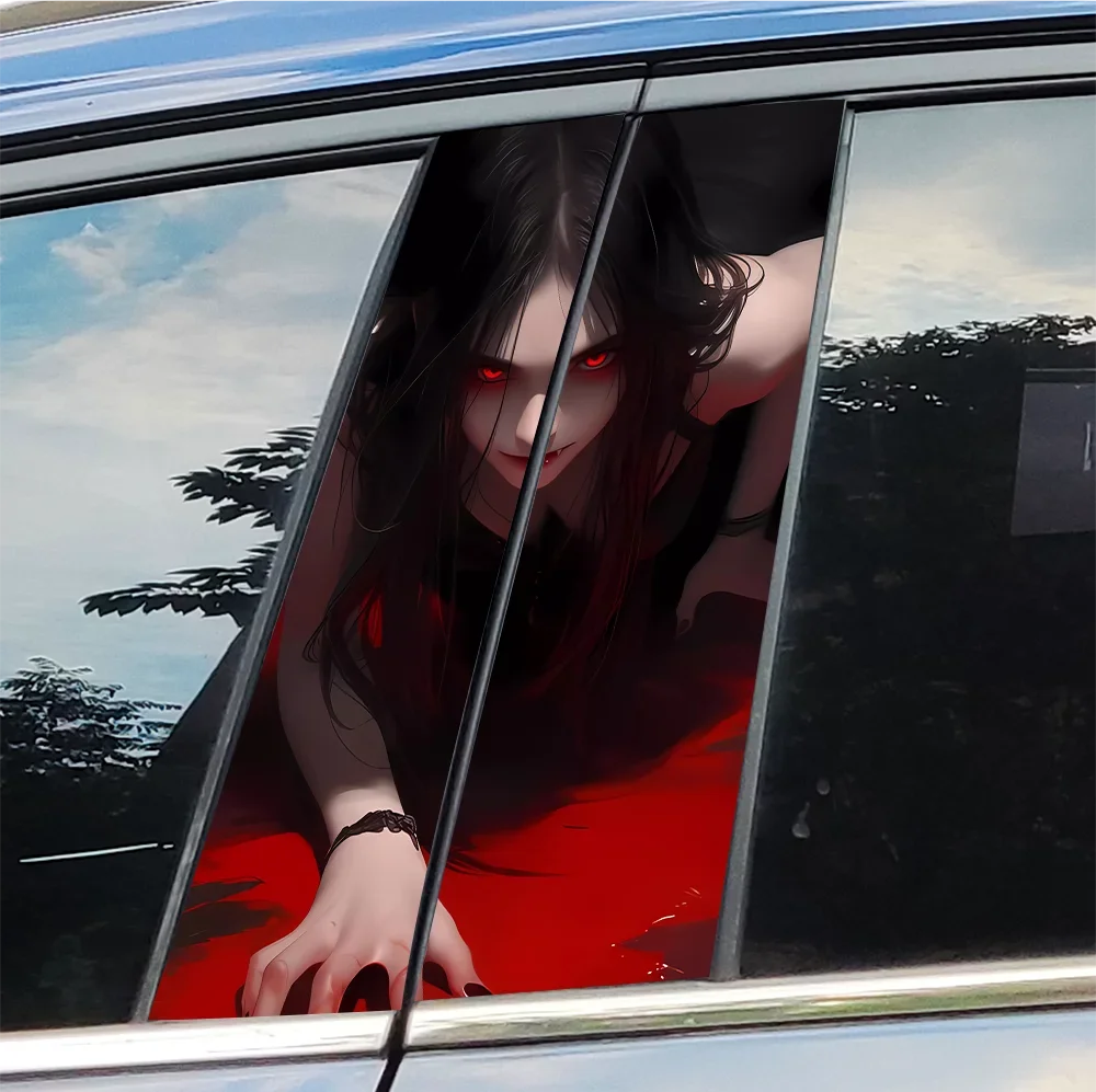 Horror Girl Car Stickers Auto B Pillar Waterproof Center Column Decoration Cover Scratches Car Doors Pillar Decals Accessories
Horror Girl Car Stickers Auto B Pillar Waterproof Center Column Decoration Cover Scratches Car Doors Pillar Decals Accessories