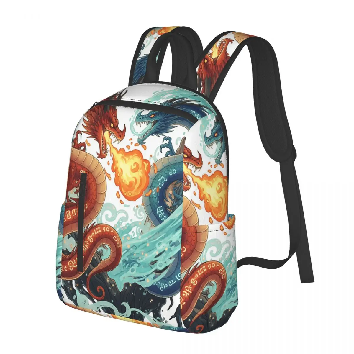 Fire Dragon And Ice Dragon Student Backpack School Bag Hiking Travel Daypack for Boys Girls Bookbag Shoulder Bags
Fire Dragon And Ice Dragon Student Backpack School Bag Hiking Travel Daypack for Boys Girls Bookbag Shoulder Bags