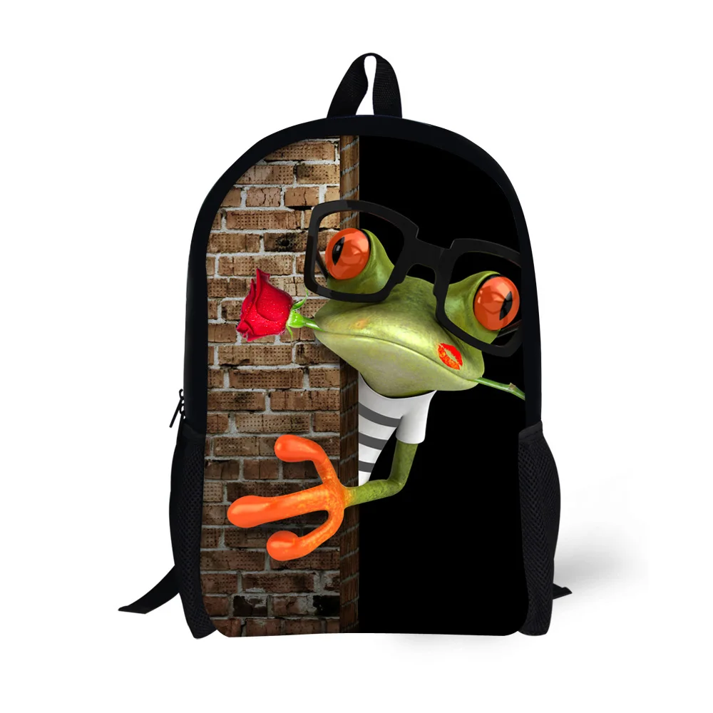 Harajuku Novelty Youthful Frog Student School Bags Notebook Backpacks 3D Printed Oxford Waterproof Boys/Girls Travel Bags
Harajuku Novelty Youthful Frog Student School Bags Notebook Backpacks 3D Printed Oxford Waterproof Boys/Girls Travel Bags