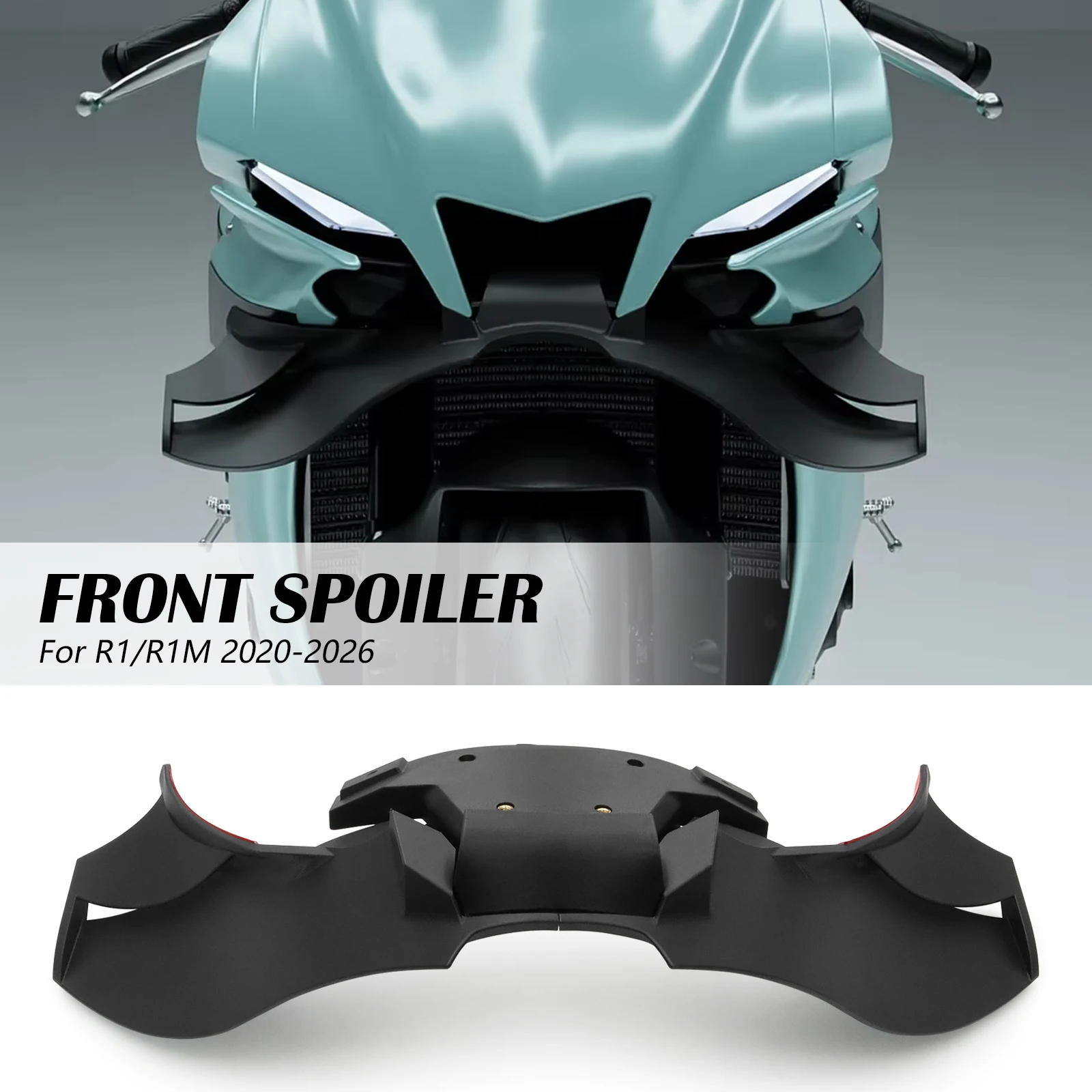 For YAMAHA R1 R1M New Motorcycle Accessories Winglets GP Wing Downforce Naked Frontal Spoilers Front Spoiler
For YAMAHA R1 R1M New Motorcycle Accessories Winglets GP Wing Downforce Naked Frontal Spoilers Front Spoiler