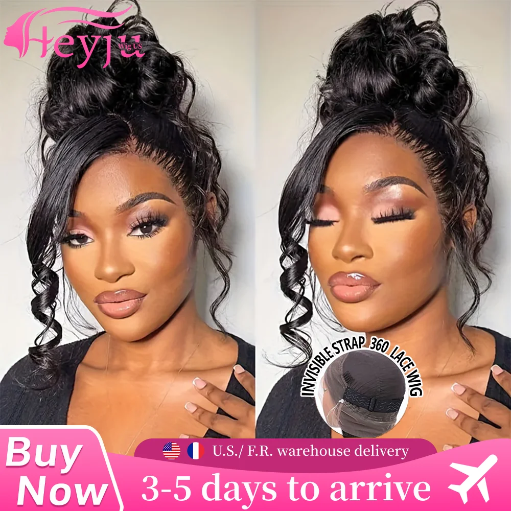 Heyju Wig 360 Invisi Strap HD 360 Full Lace Wig Human Hair Body Wave Lace Frontal Wig Drawstring Snug Fit Glueless Wig For Women
Heyju Wig 360 Invisi Strap HD 360 Full Lace Wig Human Hair Body Wave Lace Frontal Wig Drawstring Snug Fit Glueless Wig For Women