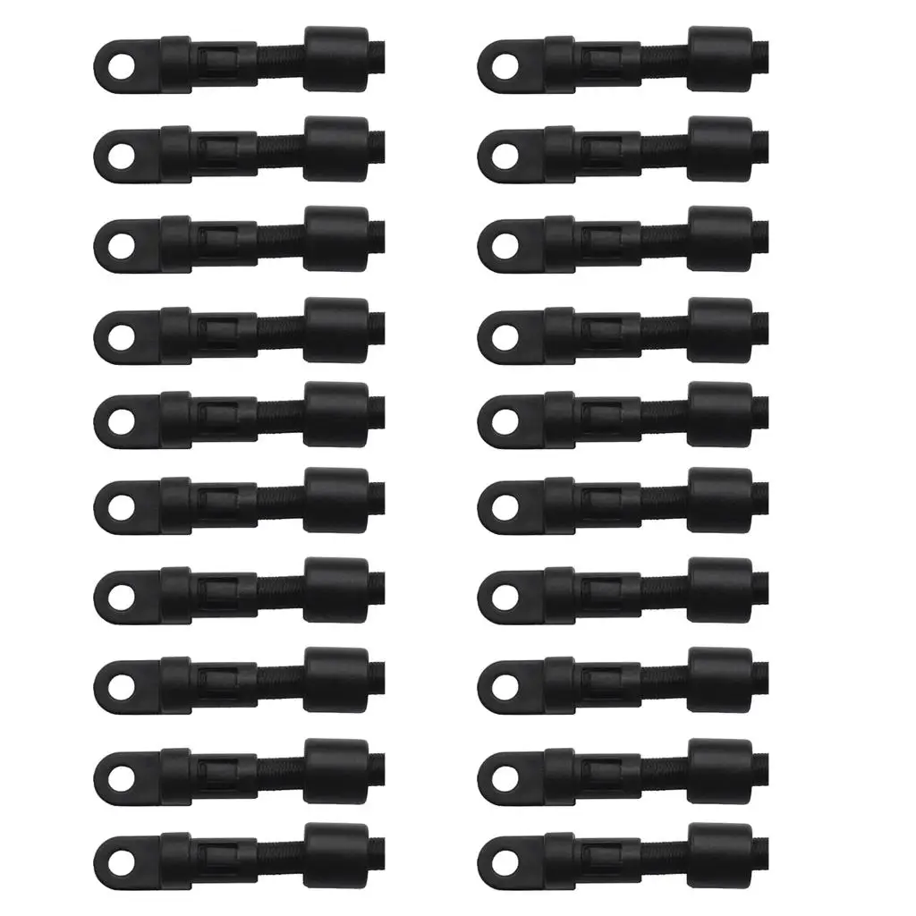 Reusable Shock Cord End Hook Set Durable Nylon Bungee Kit Terminal for Ropes for Boat and Kayak
Reusable Shock Cord End Hook Set Durable Nylon Bungee Kit Terminal for Ropes for Boat and Kayak