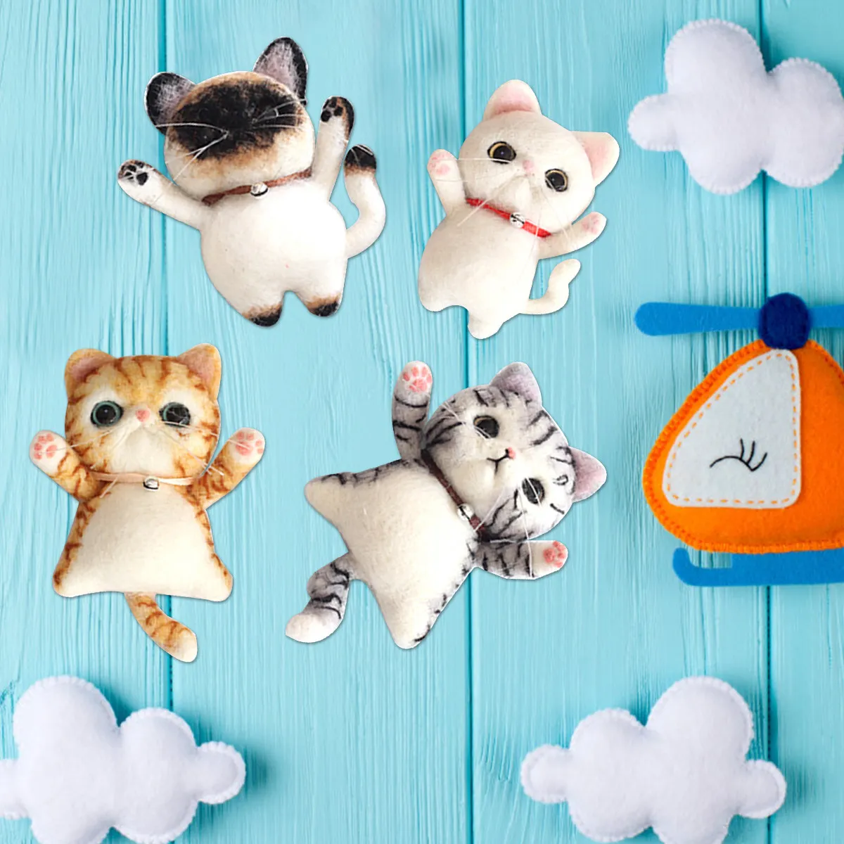 Wool Felt Brooch Making Kit Handmade Cat Design DIY Needlecraft Set Creative Activity for Kids Adults Home Decor Craft Project
Wool Felt Brooch Making Kit Handmade Cat Design DIY Needlecraft Set Creative Activity for Kids Adults Home Decor Craft Project