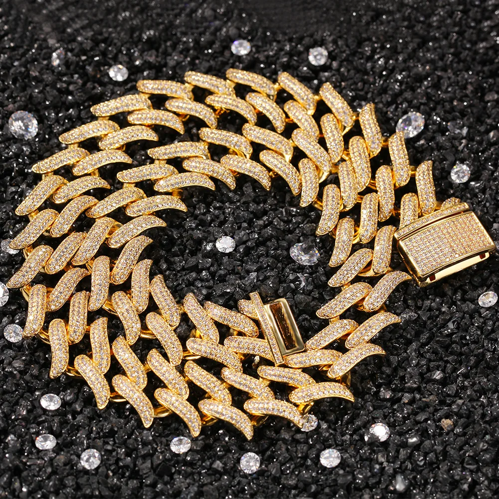 Miami Big Thorn Style Zircon Bling Bling Iced Out Brass Chain CZ Necklace Fashion Hip Hop Jewelry BN059
Miami Big Thorn Style Zircon Bling Bling Iced Out Brass Chain CZ Necklace Fashion Hip Hop Jewelry BN059