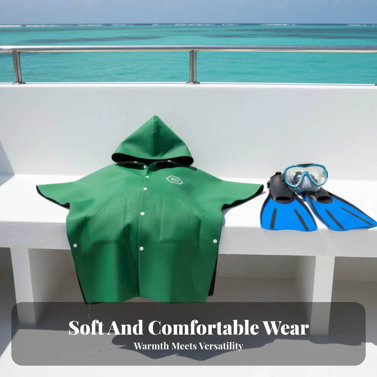 Fleece Beach Towel Robe, Reversible, Warm Hooded Poncho, Windproof, Quick Dry, for Swimming, Spa, Winter, Unisex
Fleece Beach Towel Robe, Reversible, Warm Hooded Poncho, Windproof, Quick Dry, for Swimming, Spa, Winter, Unisex