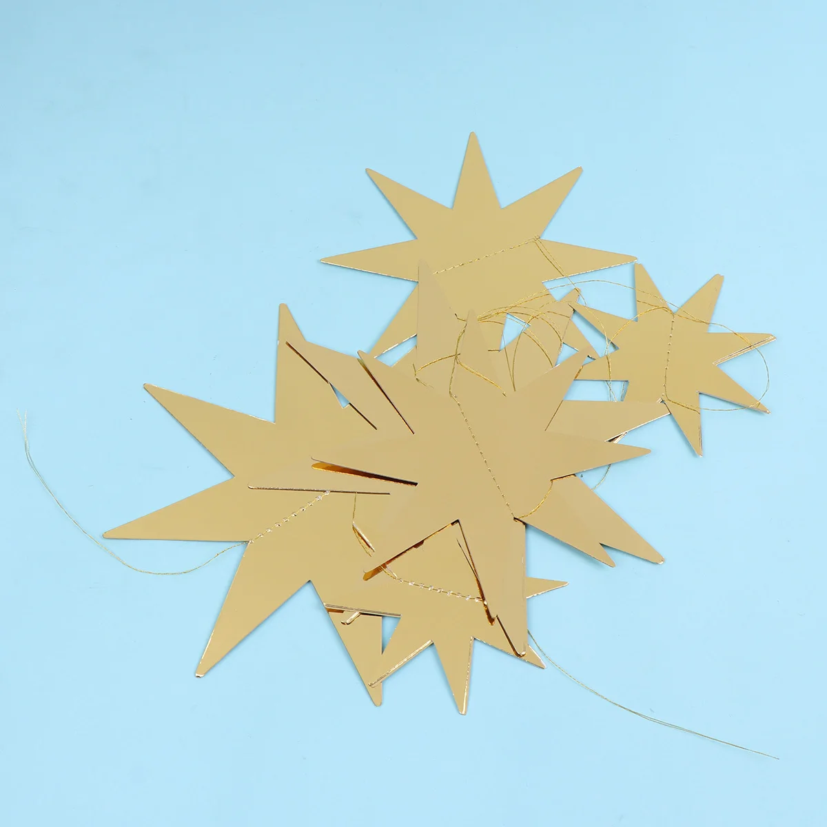 2Pcs Star Hanging Banner Mirror Party Garland Creative Star Pendant Pull Flag Decorative Indoor Outdoor Use Gold
2Pcs Star Hanging Banner Mirror Party Garland Creative Star Pendant Pull Flag Decorative Indoor Outdoor Use Gold