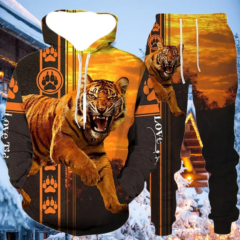 2025/26 New Year Latest Hot Hoodie Set Autumn/Winter Season Y2K Tiger Style 3D Printed Adult Trendy Men's Casual Top Pants
2025/26 New Year Latest Hot Hoodie Set Autumn/Winter Season Y2K Tiger Style 3D Printed Adult Trendy Men's Casual Top Pants