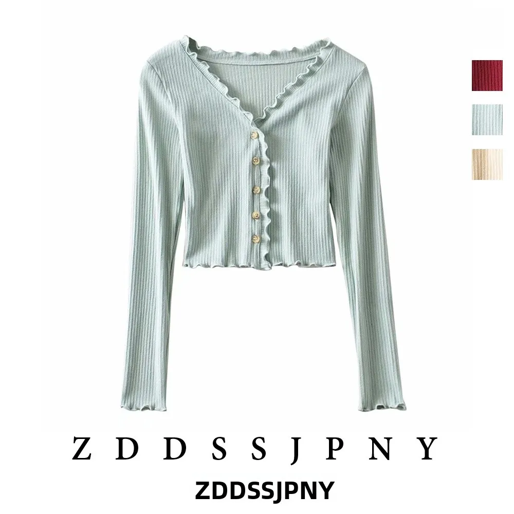 Свитер Long Sve в стиле ретро, вязаный открытый кардиган, весна-лето Ins Girl Pure Desire ort, свитер на пуговицах с v-образным вырезом, облегающий крой
Свитер Long Sve в стиле ретро, вязаный открытый кардиган, весна-лето Ins Girl Pure Desire ort, свитер на пуговицах с v-образным вырезом, облегающий крой