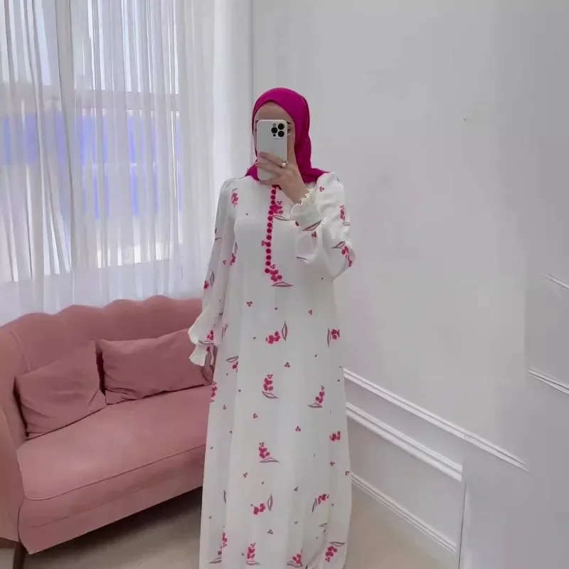 Весна/лето, новая нежная и свежая повседневная модная длинная юбка с цветочным узором, чувствительная стиль платья Diligence 2025 г.
Весна/лето, новая нежная и свежая повседневная модная длинная юбка с цветочным узором, чувствительная стиль платья Diligence 2025 г.