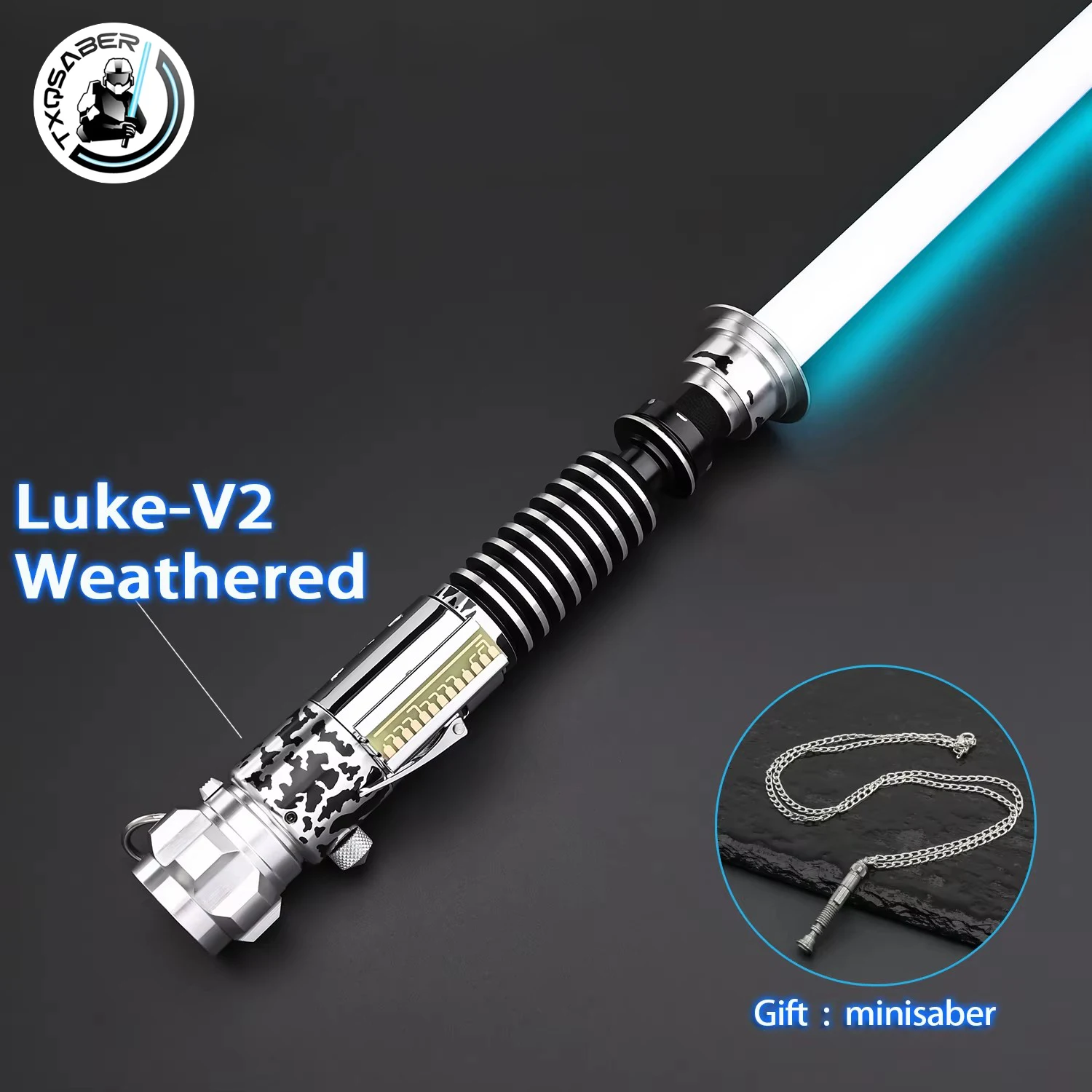 TXQSABER Luke V2 Neo Pixel Proffie Lightsaber Luke Skywalker Force Heavy Dueling Light Saber Smooth Swing Blaster Laser Sword
TXQSABER Luke V2 Neo Pixel Proffie Lightsaber Luke Skywalker Force Heavy Dueling Light Saber Smooth Swing Blaster Laser Sword