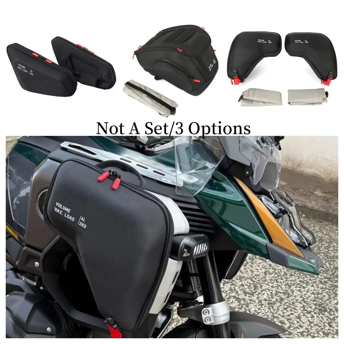 Motorcycle Quick Lock Tank Bag For BMW R1300GS Adventure 2024 2025 Radiator Side Bag Frame Storage Bag
Motorcycle Quick Lock Tank Bag For BMW R1300GS Adventure 2024 2025 Radiator Side Bag Frame Storage Bag