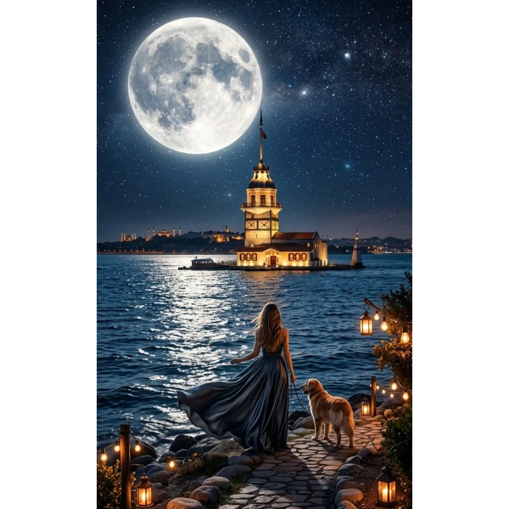 500/1000/1200/2000 PCS Jigsaw Puzzles Moon Seaside Woman and Dog Walking Scenery Family Activity Games for Gameroom Bedroom Gift
500/1000/1200/2000 PCS Jigsaw Puzzles Moon Seaside Woman and Dog Walking Scenery Family Activity Games for Gameroom Bedroom Gift