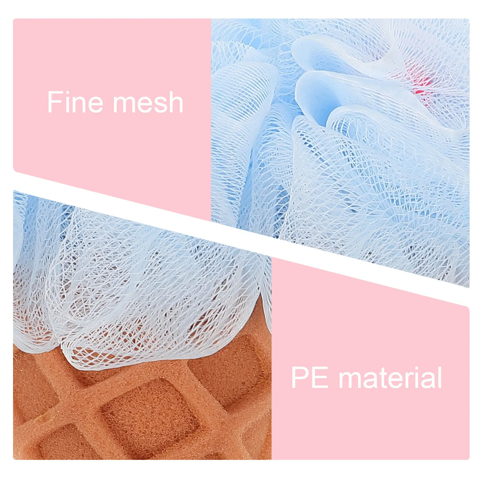 3pcs Bath Sponge Ball Mesh Shower Exfoliating Sponge Body Scrubber For Adults Kids Soft Cleansing Pouf Rich Lather Tool 
3pcs Bath Sponge Ball Mesh Shower Exfoliating Sponge Body Scrubber For Adults Kids Soft Cleansing Pouf Rich Lather Tool