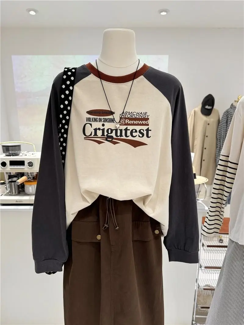 Long Sleeved T Shirts Woman Oversize Womens Spring Curve Hugging Breathable Sweet Cool Girl Group Style School Commute Layered
Long Sleeved T Shirts Woman Oversize Womens Spring Curve Hugging Breathable Sweet Cool Girl Group Style School Commute Layered