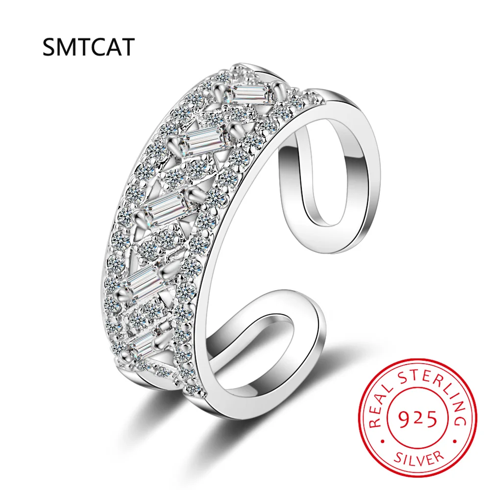 Emerald Cut Full Moissanite Fashion Rings for Woman Original 925 Sterling Silver Jewelry Gift Woman's Diamond Adjustable Ring
Emerald Cut Full Moissanite Fashion Rings for Woman Original 925 Sterling Silver Jewelry Gift Woman's Diamond Adjustable Ring