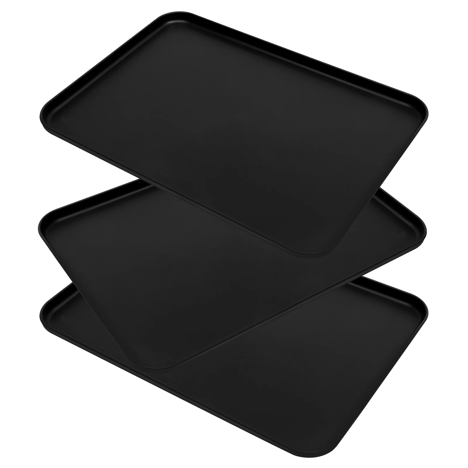 3 Pcs Large Rectangular Tray Black 38cmx27cm Fruit Plate Dishes Pastry Snack Platter Dinner Plates Serving
3 Pcs Large Rectangular Tray Black 38cmx27cm Fruit Plate Dishes Pastry Snack Platter Dinner Plates Serving