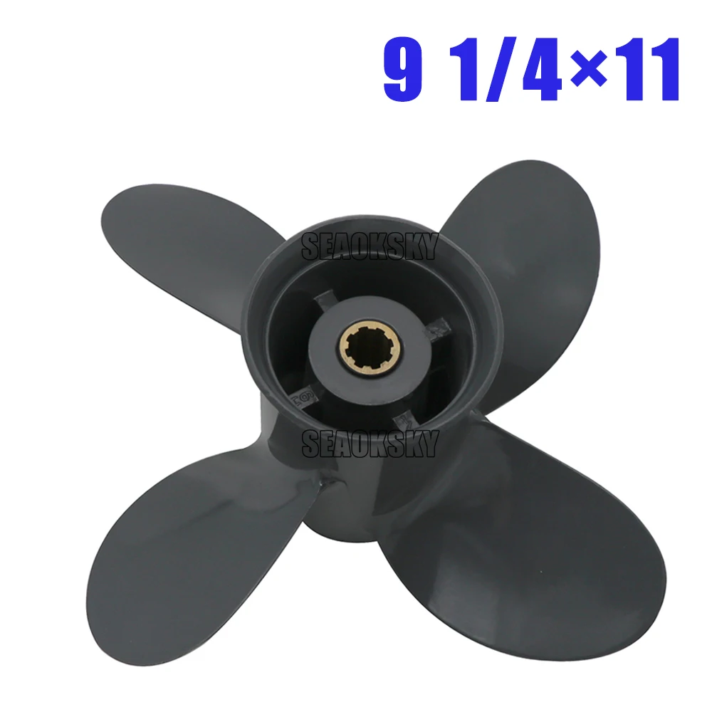 Aluminum Propeller 9 1/4X11 for Honda Boat Engine BF8D/BF9.9D BF9.9/BF15A BF15D/BF20 8 Splines 58134-ZV4-011AH
Aluminum Propeller 9 1/4X11 for Honda Boat Engine BF8D/BF9.9D BF9.9/BF15A BF15D/BF20 8 Splines 58134-ZV4-011AH