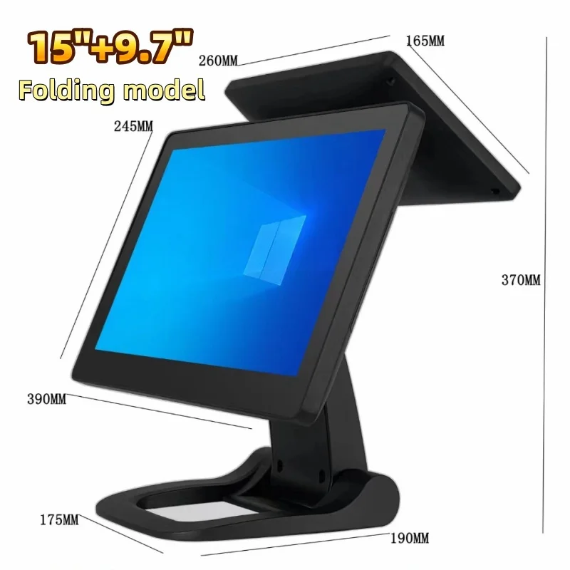 15+10inch Dual Screen Touch Screen All-in-one Pos System/cash Register/cash Register Pos Machine
15+10inch Dual Screen Touch Screen All-in-one Pos System/cash Register/cash Register Pos Machine