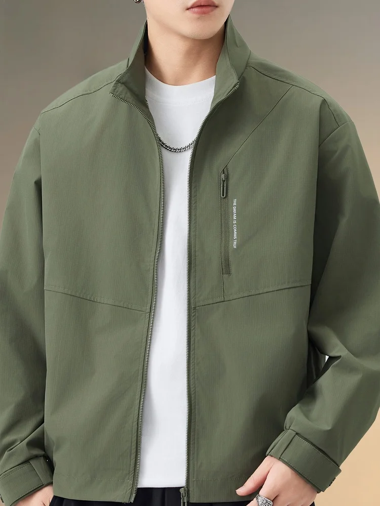 Pierre Cardin Men's Casual Loose Fit Zipper Jaet Pure Color Stand Collar Outdoor Workwear Spring Autumn High End Top
Pierre Cardin Men's Casual Loose Fit Zipper Jaet Pure Color Stand Collar Outdoor Workwear Spring Autumn High End Top