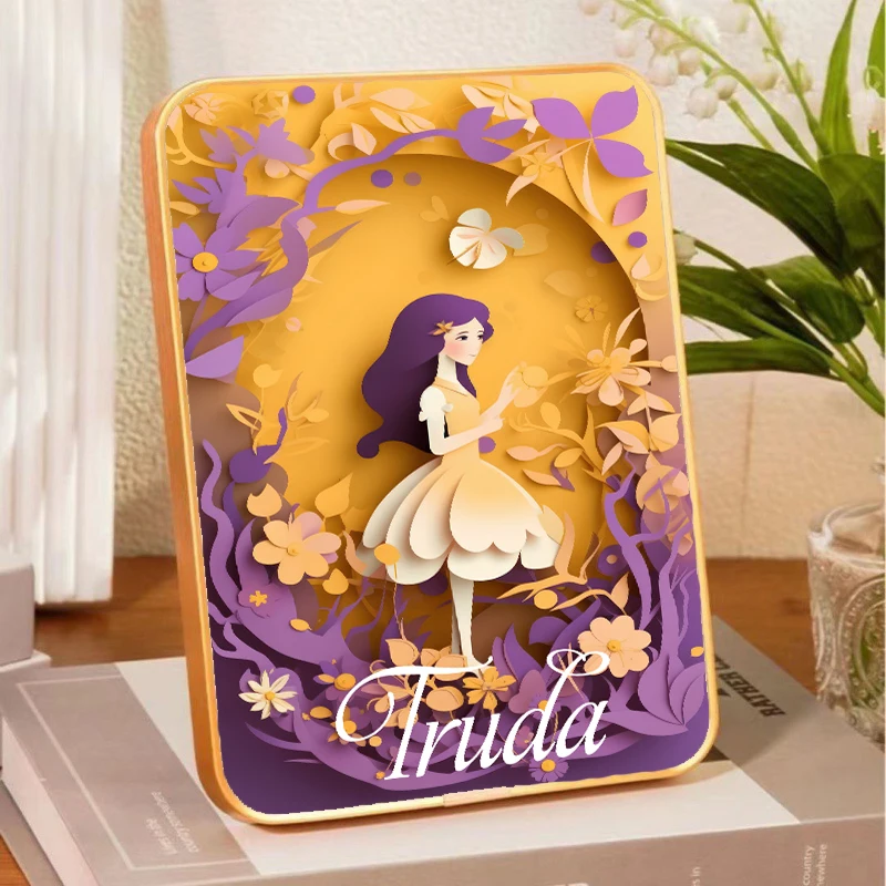Cartoon Fairy Tale Princess Custom Girl Name Print Panels With Frame Painting Set in Desk Kids Birthday Gift
Cartoon Fairy Tale Princess Custom Girl Name Print Panels With Frame Painting Set in Desk Kids Birthday Gift