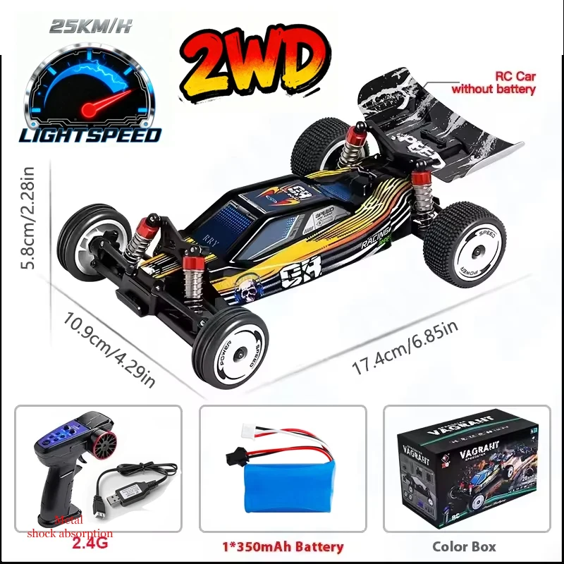 High-Speed 24 2WD Remote Control Racing Vehicle Electric Drifting Race Car 25km/H Model Toy for Kids
High-Speed 24 2WD Remote Control Racing Vehicle Electric Drifting Race Car 25km/H Model Toy for Kids