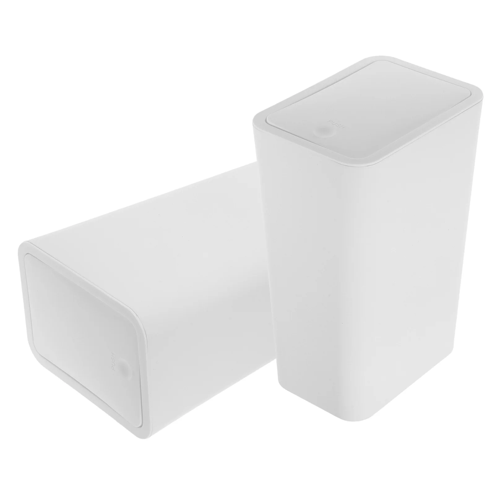 2 Pcs Push Trash Can Office Garbage with Lid Clamshell Lidded Plastic Countertop Kitchen Dustbin Trashcan Crack-pressed
2 Pcs Push Trash Can Office Garbage with Lid Clamshell Lidded Plastic Countertop Kitchen Dustbin Trashcan Crack-pressed