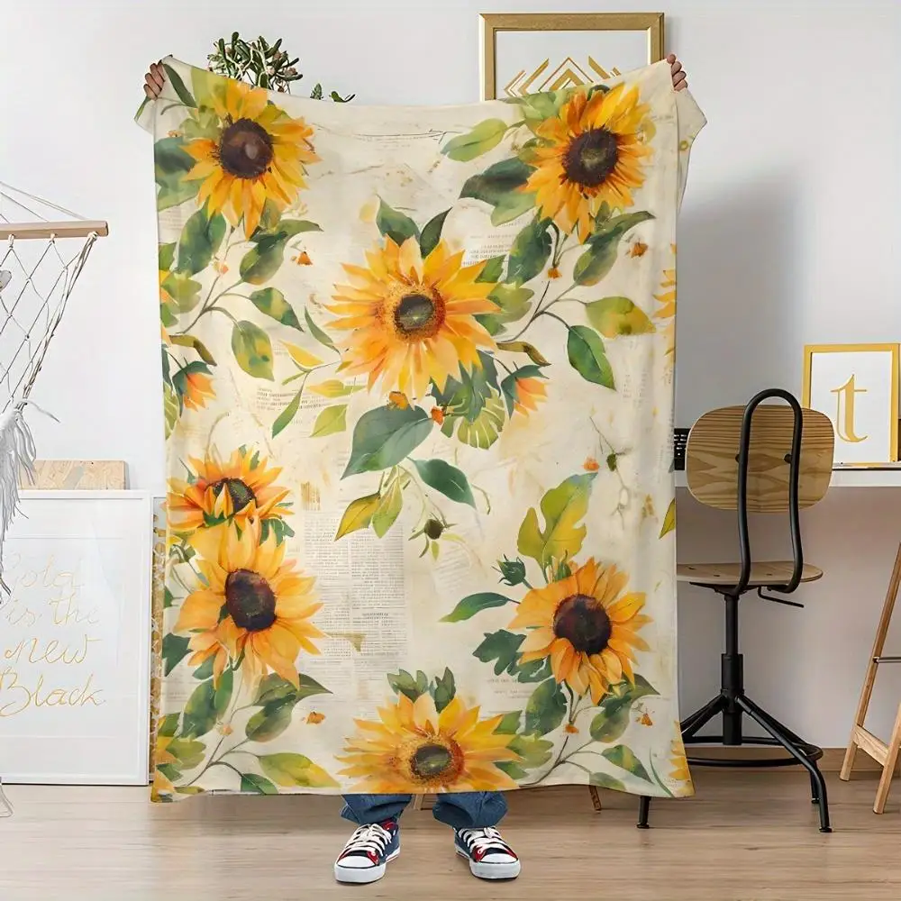 1 шт. одеяло с рисунком подсолнуха, изготовленное из полиэстера, можно стирать в машине, подходит для спален, гостиной и другого домашнего декора.
1 шт. одеяло с рисунком подсолнуха, изготовленное из полиэстера, можно стирать в машине, подходит для спален, гостиной и другого домашнего декора.